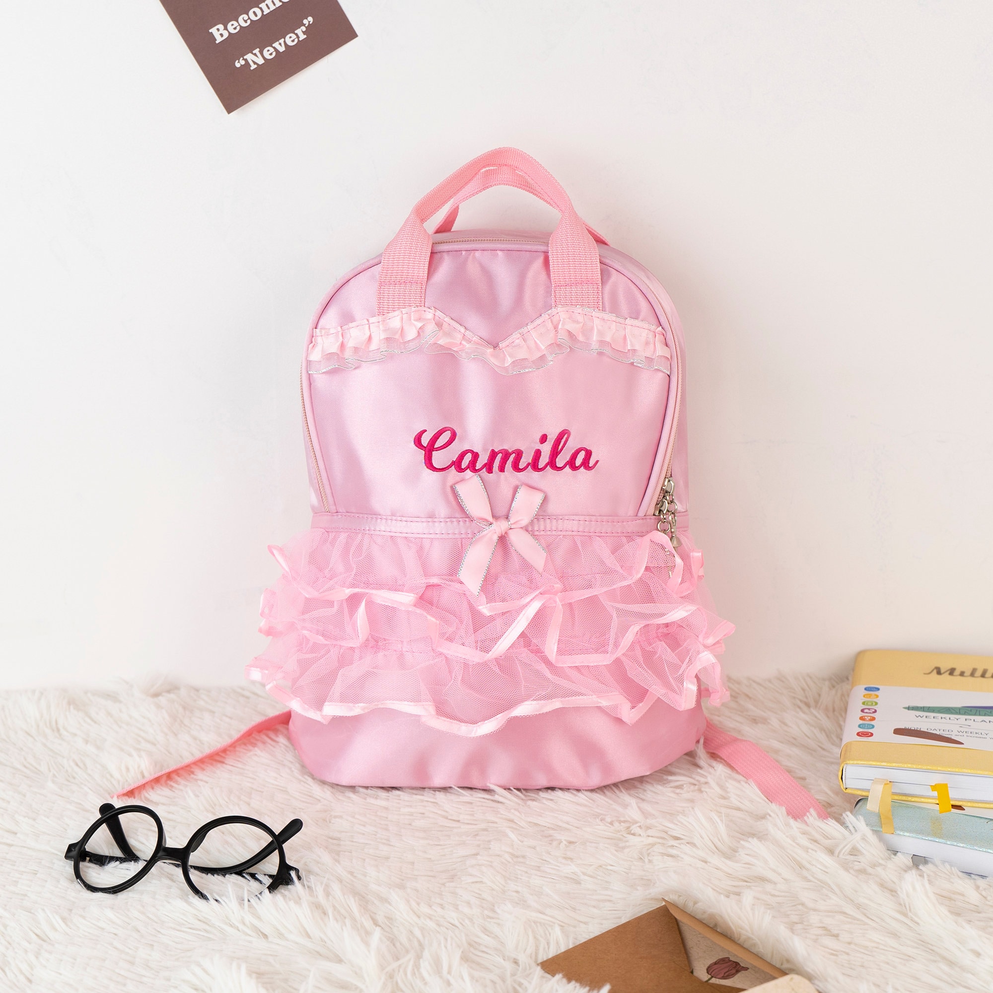 Personalized Embroidery  Kid Ballerina Dance Backpack