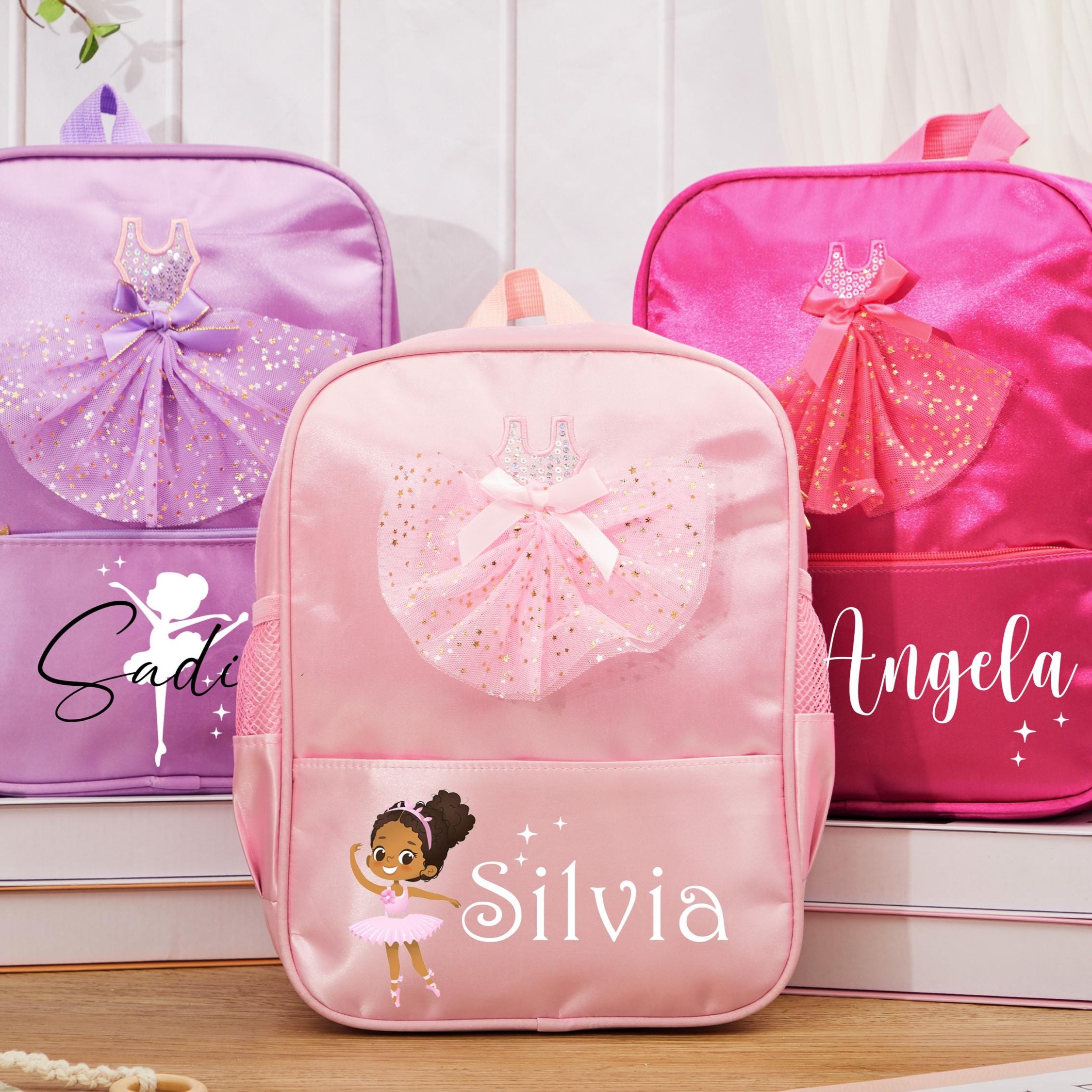 Personalized Kids Ballerina Backpack