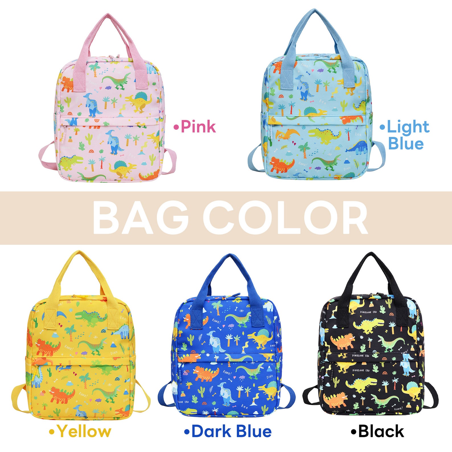 Personalized Dinosaur Back to School Backpack