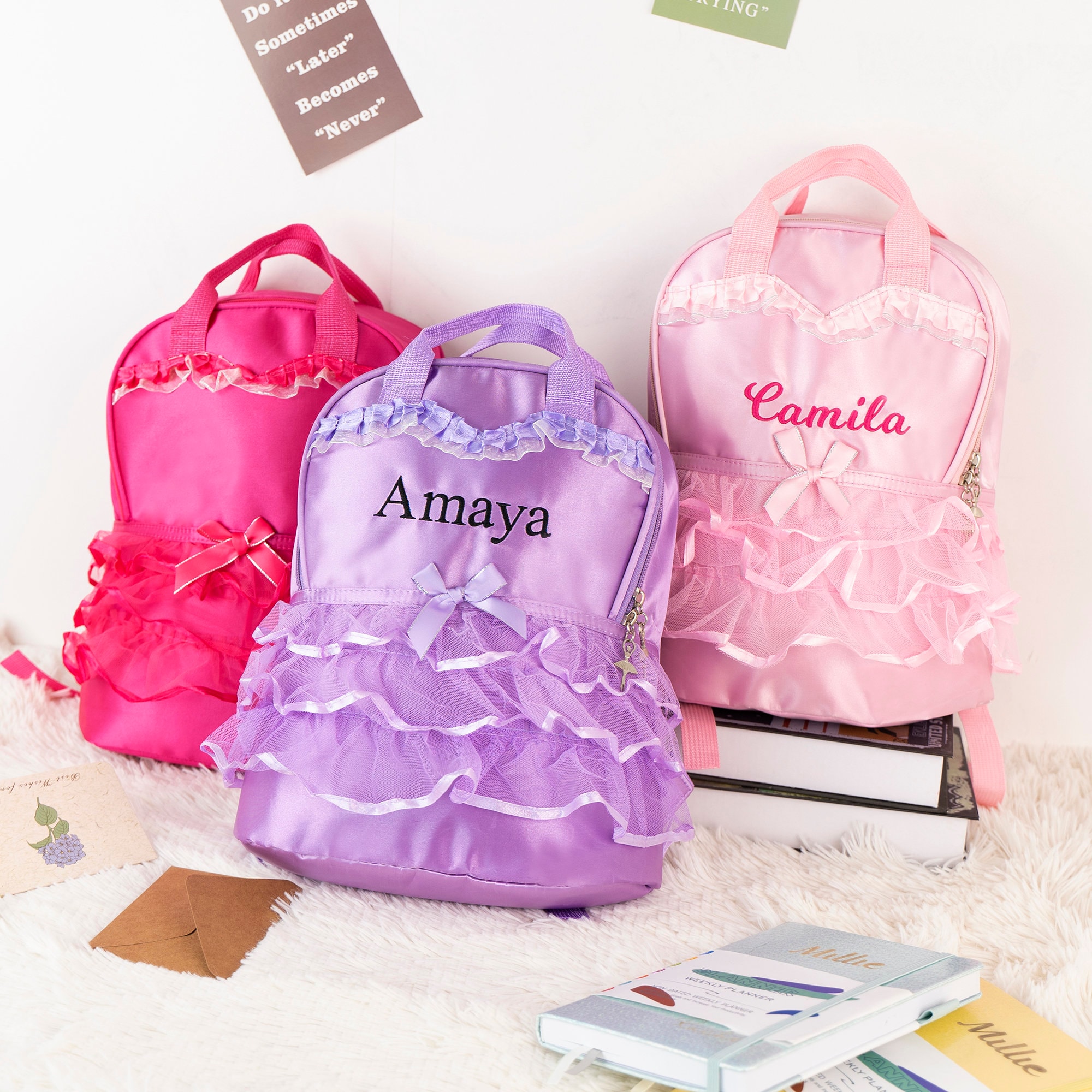 Personalized Embroidery  Kid Ballerina Dance Backpack