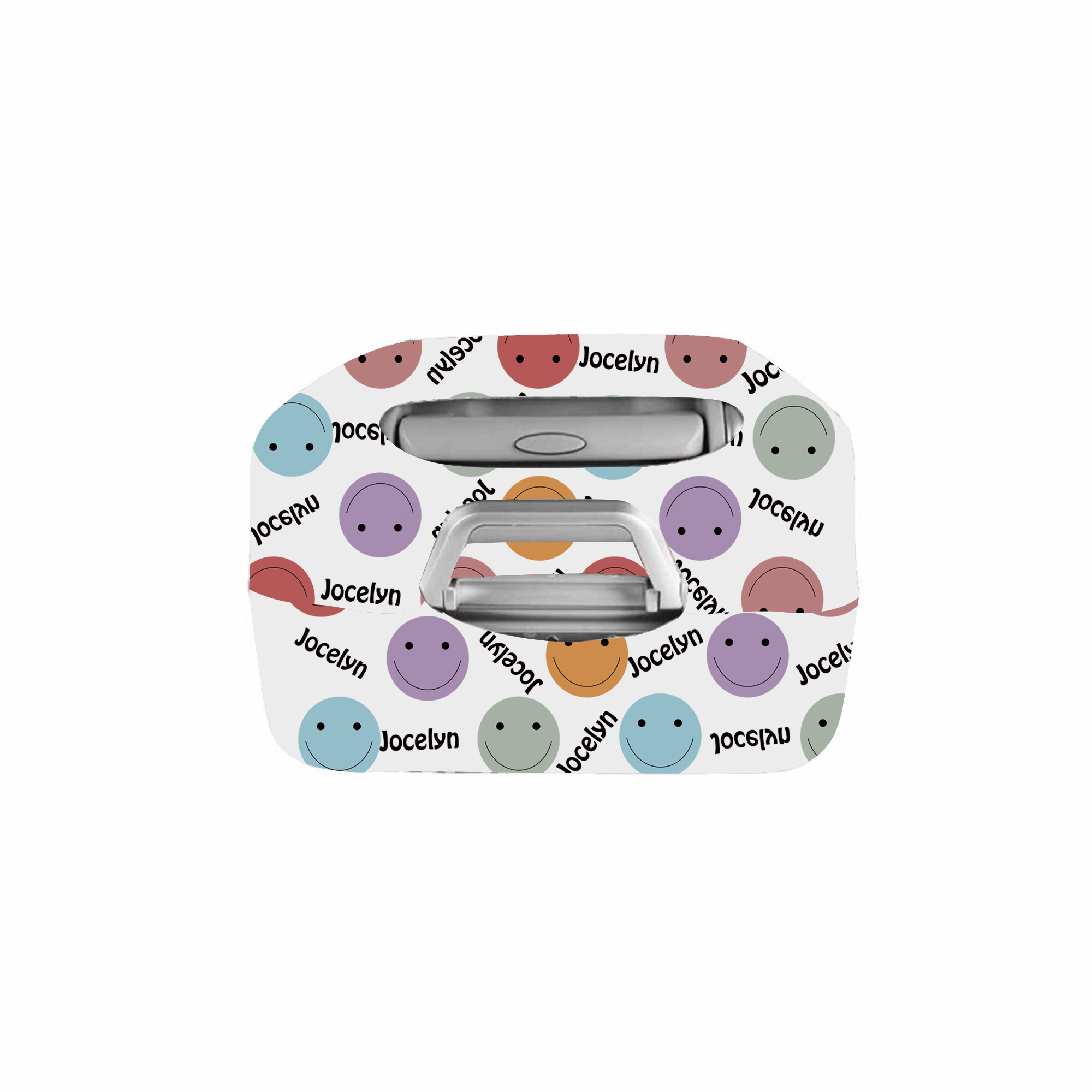 Personalized Colorful Smiling Faces High-elastic Suitcase Protector Luggage Cover