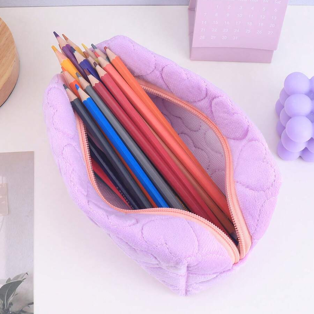 Personalized Chenille Letter Fluffy Storage Bag