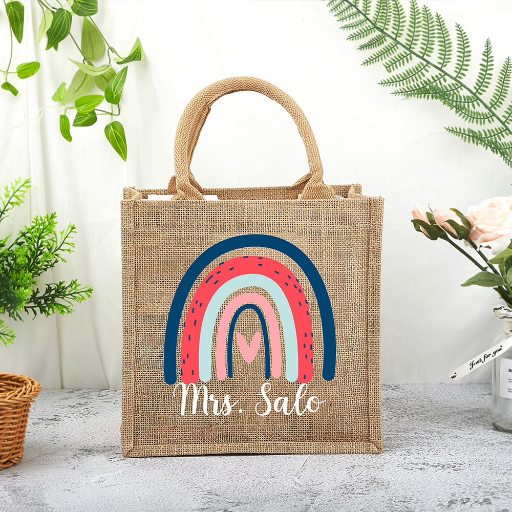 Personalized Back to School Teacher Appreciation Gift Tote Bag