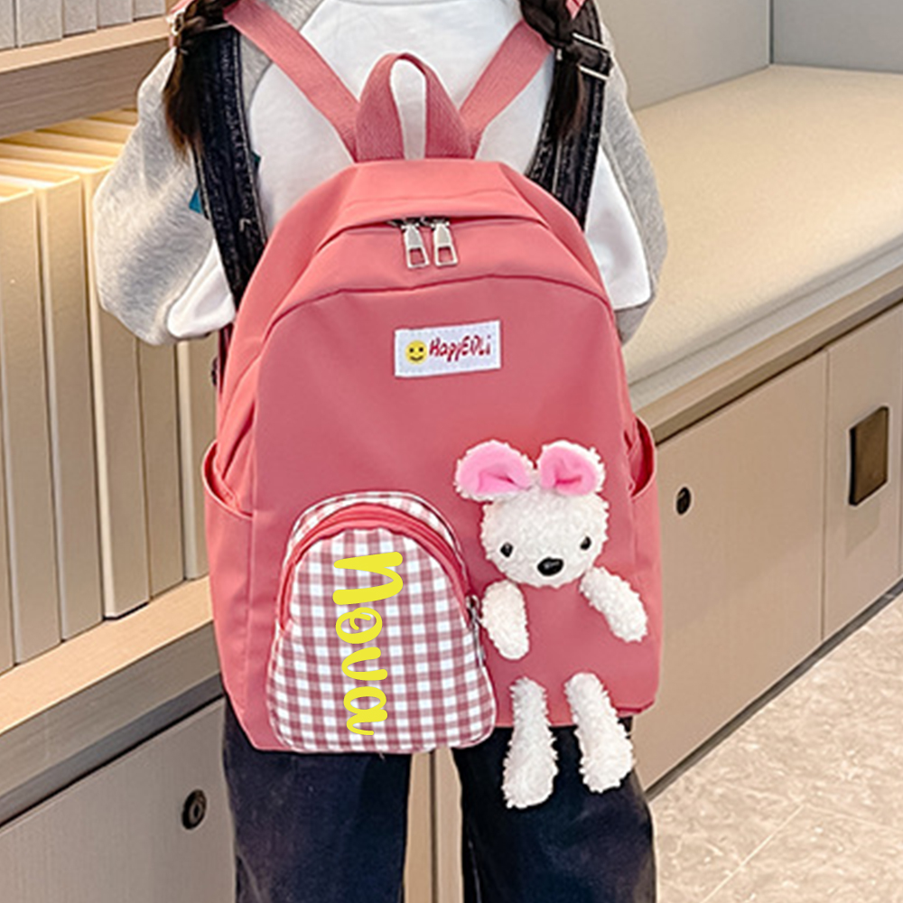 Personalized Kids Teddy Bear School Backpack