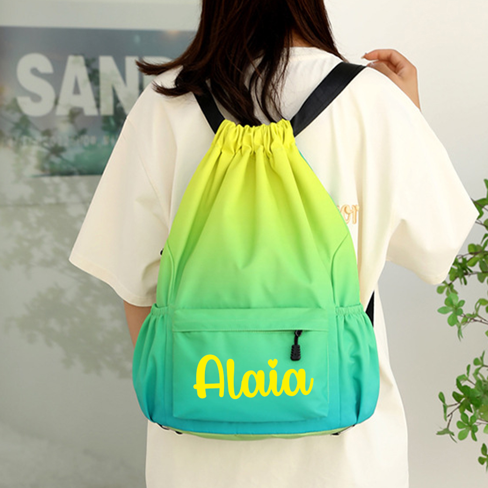 Personalized Colorful Waterproof Oxford Gym Backpack