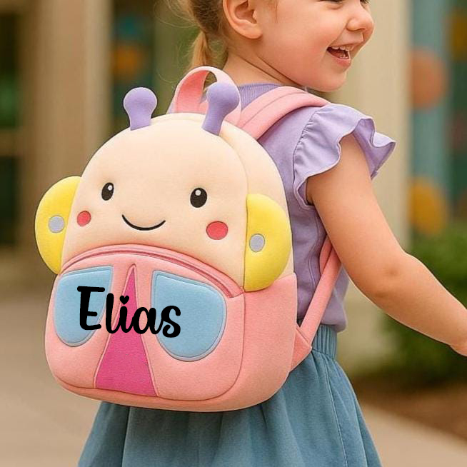 Personalized Cute Butterfly Animals Toddler Backpack