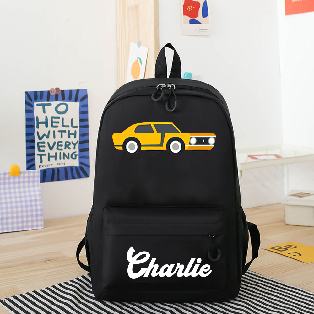Personalized Color Truck Back to School Backpack