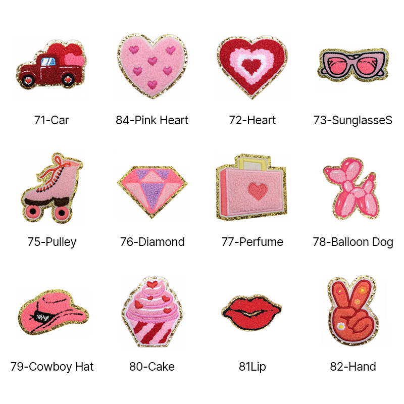 Chenille DIY Iron On Patch