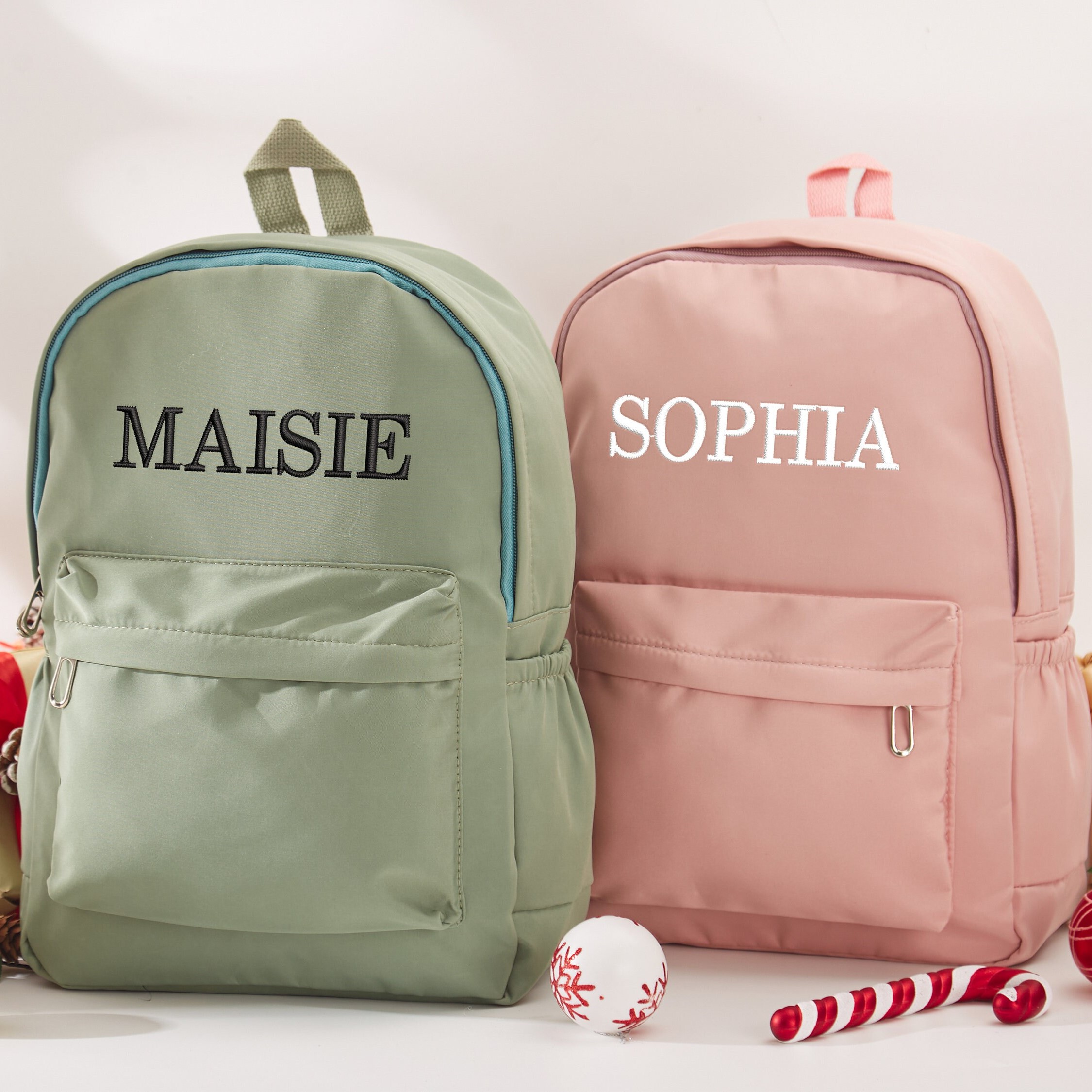 Personalized Embroidery Kids Color School Backpack