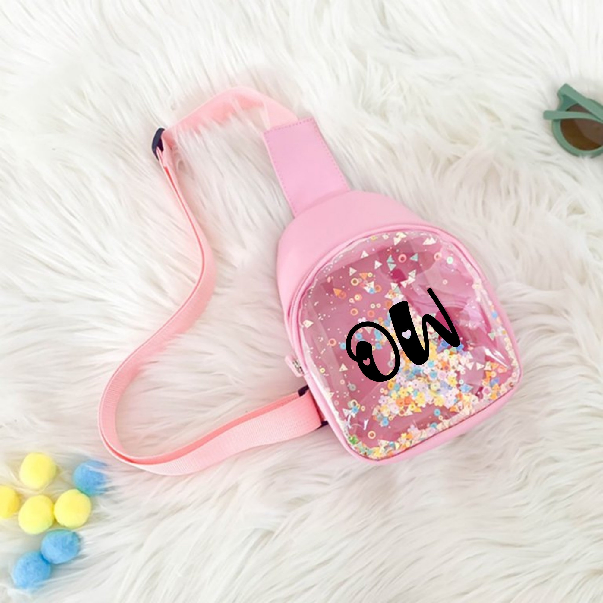 Personalized Kids Sparkle Sling Bag