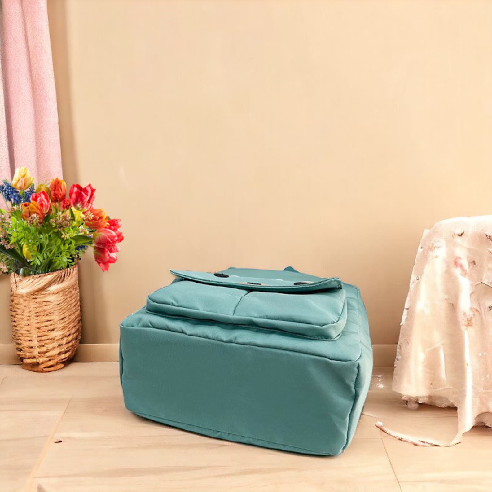 Personalized Embroidery Kid Color Bear Backpack