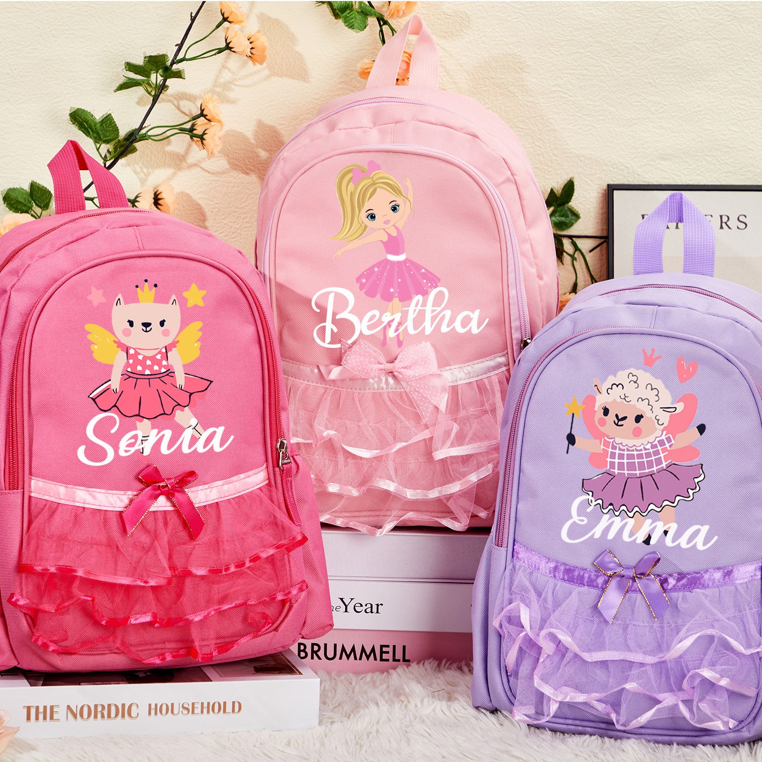 Personalized Kid Ballerina Dance Backpack