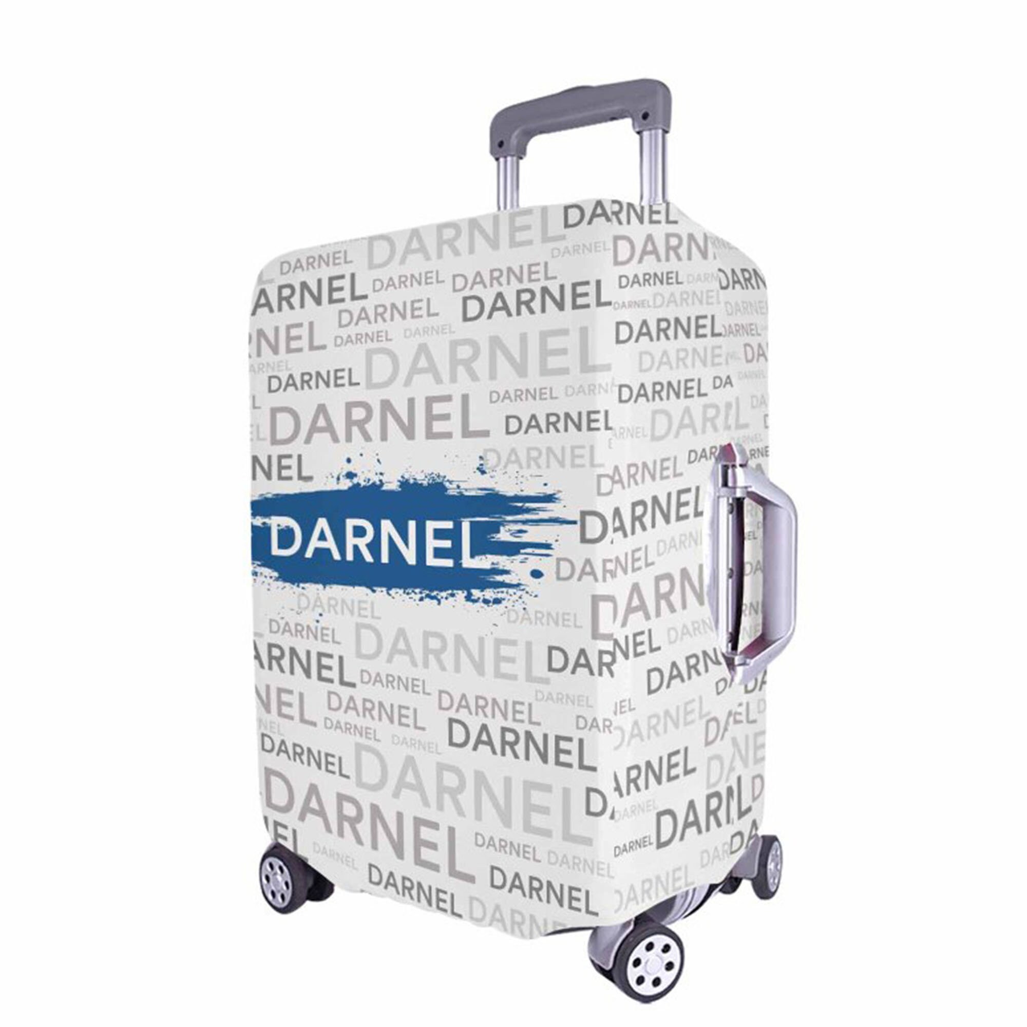 Personalized Monogram Suitcase Protector Luggage Cover