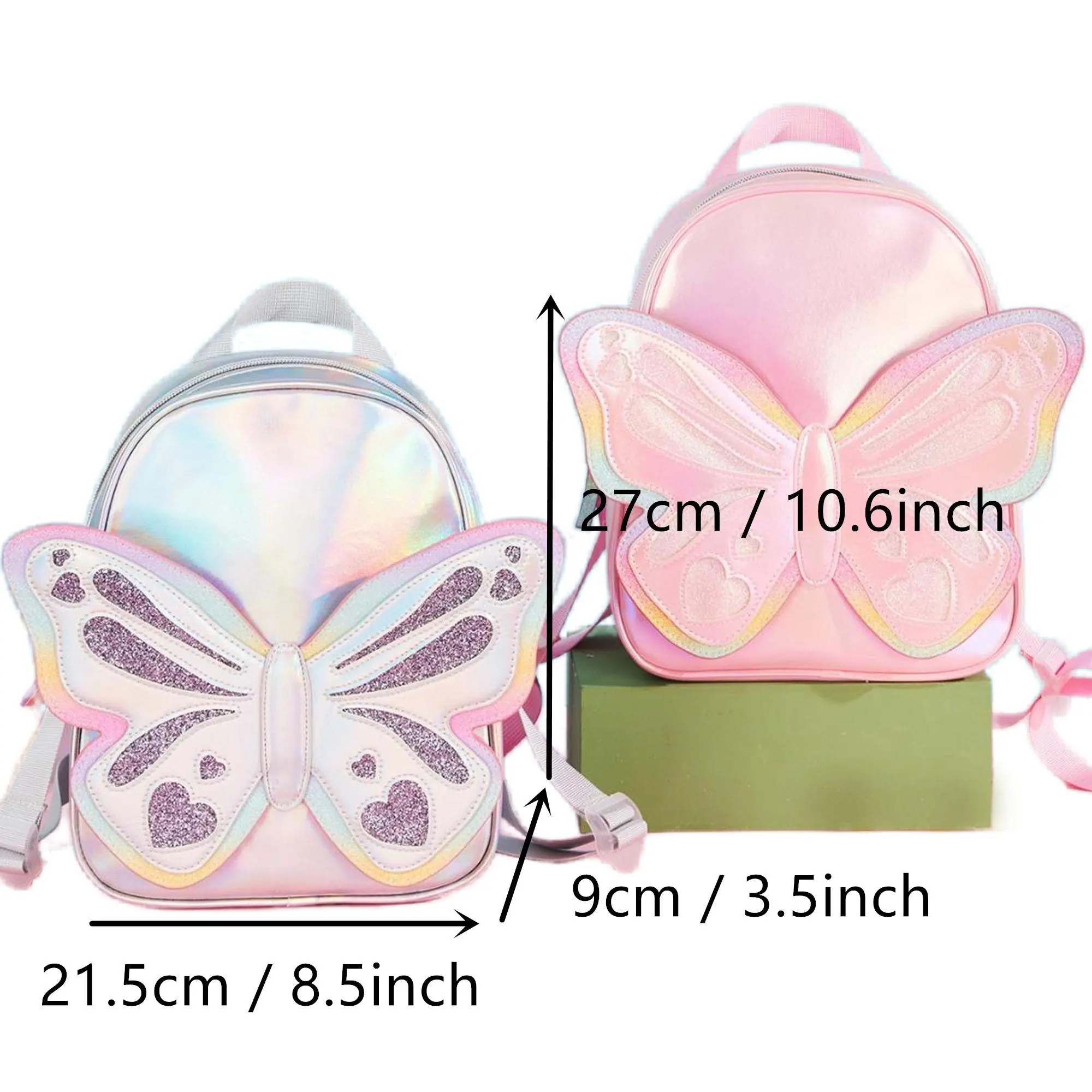 Personalized Butterfly Embroidered Backpack