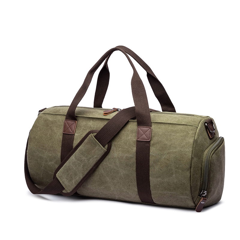 Personalized Embroidered Canvas Duffel Bag