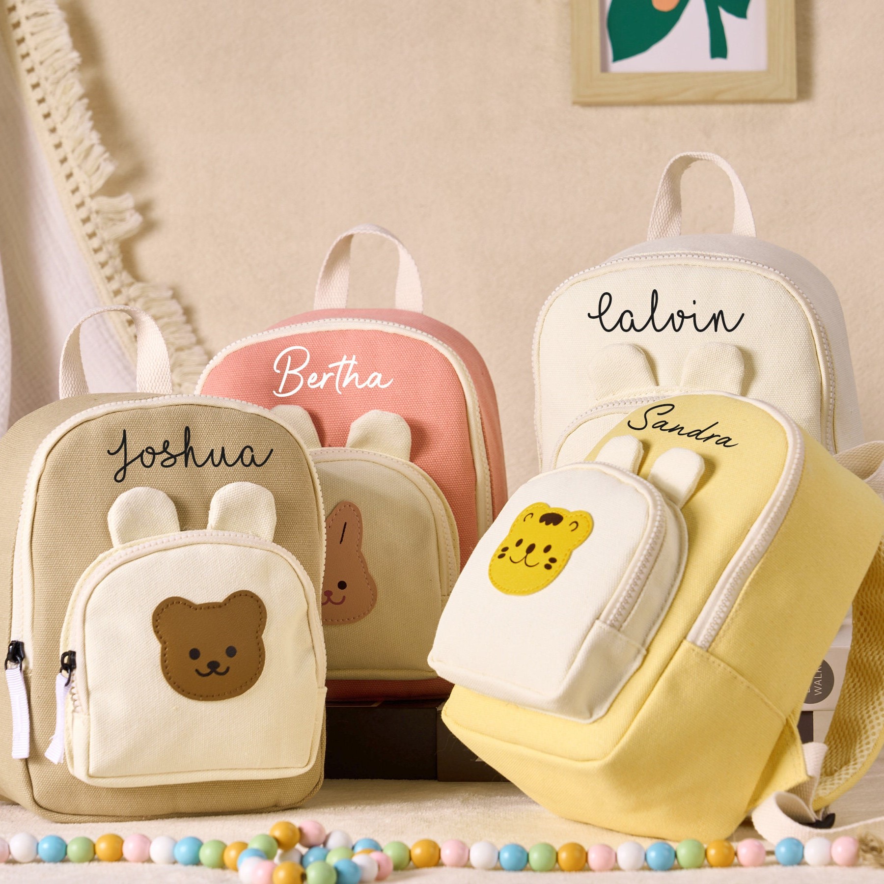 Personalized Animal Back to School Backpack