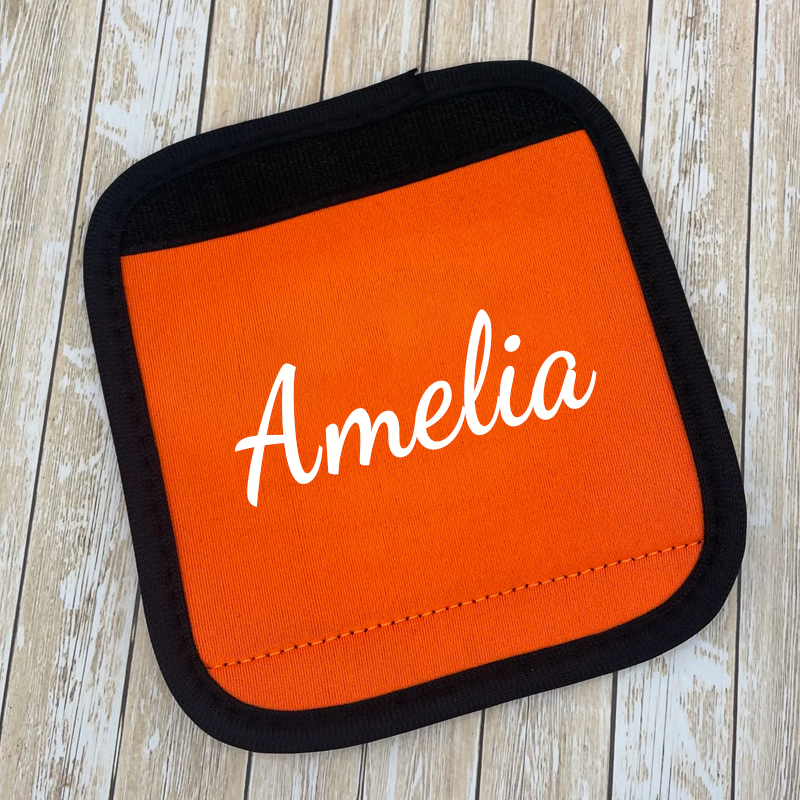 Personalised Name Luggage Tag Handle Cover