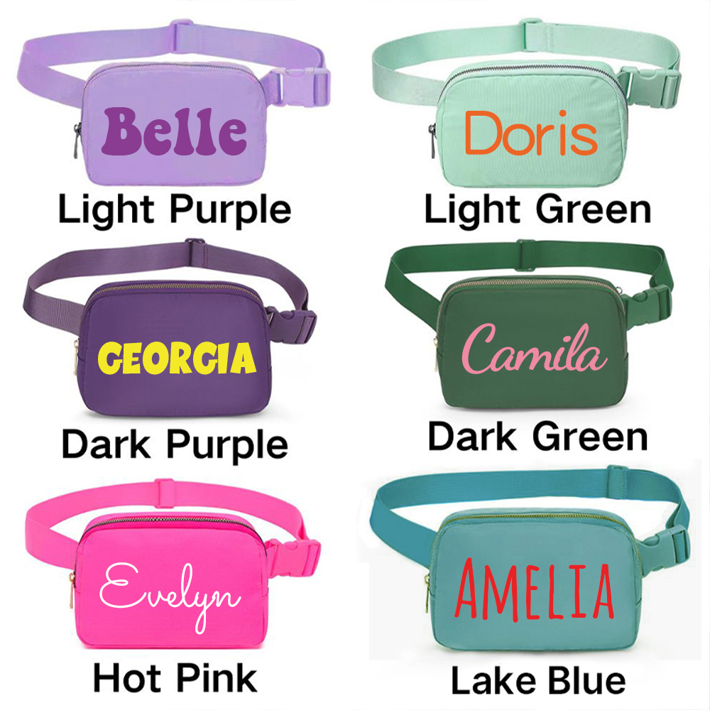 Personalized Lovely Colourful Fanny Pack with Name