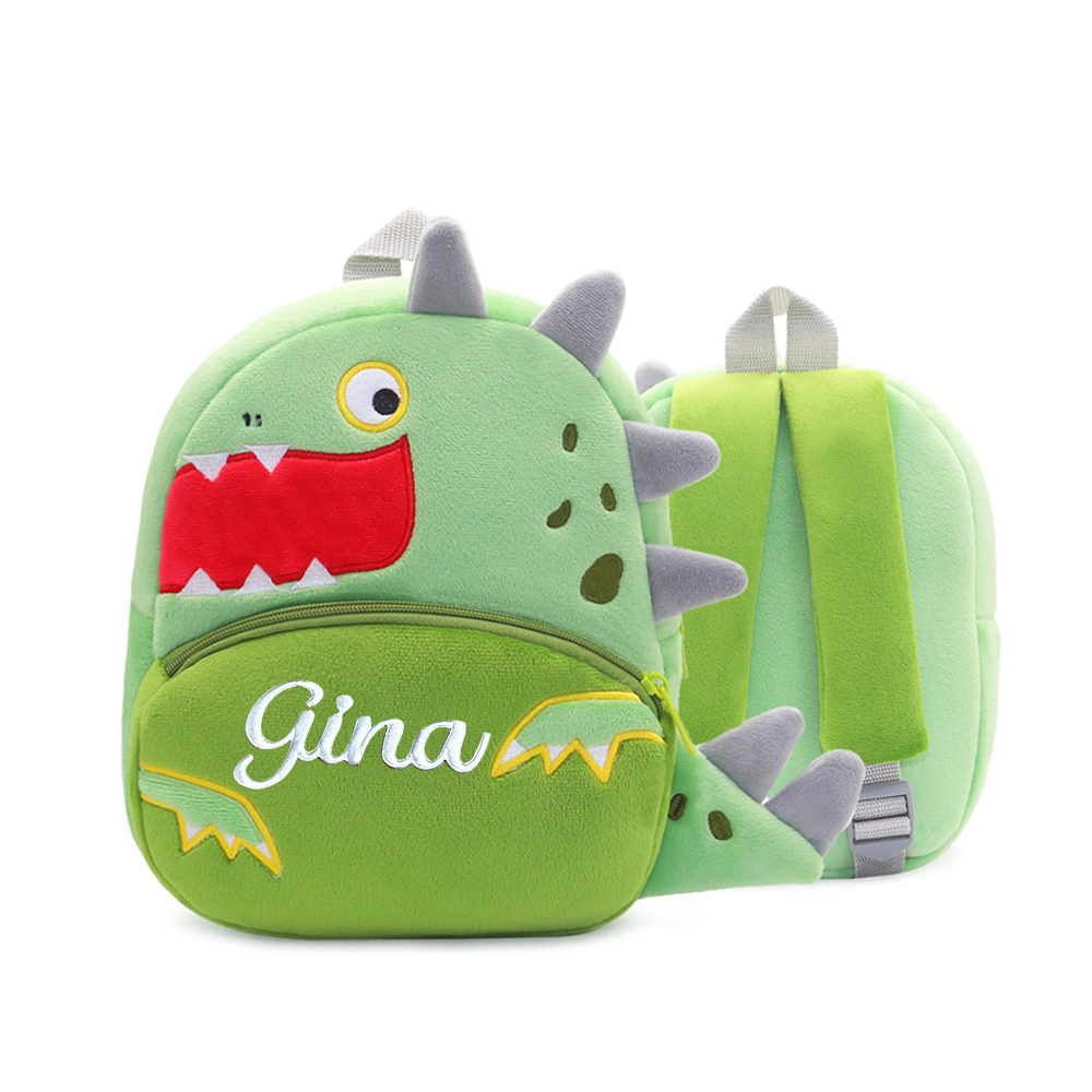 Personalized Embroidery Cartoon Animals Backpack