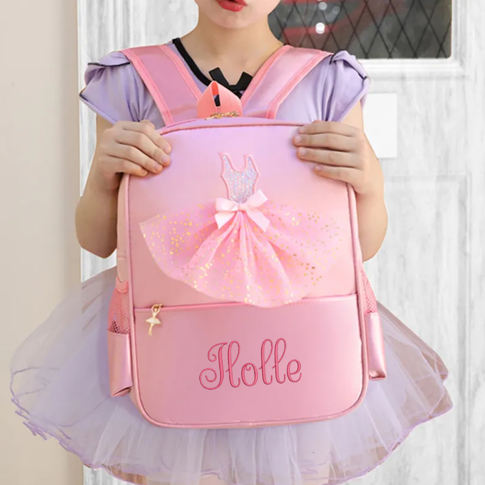 Personalized Kids Ballerina Backpack