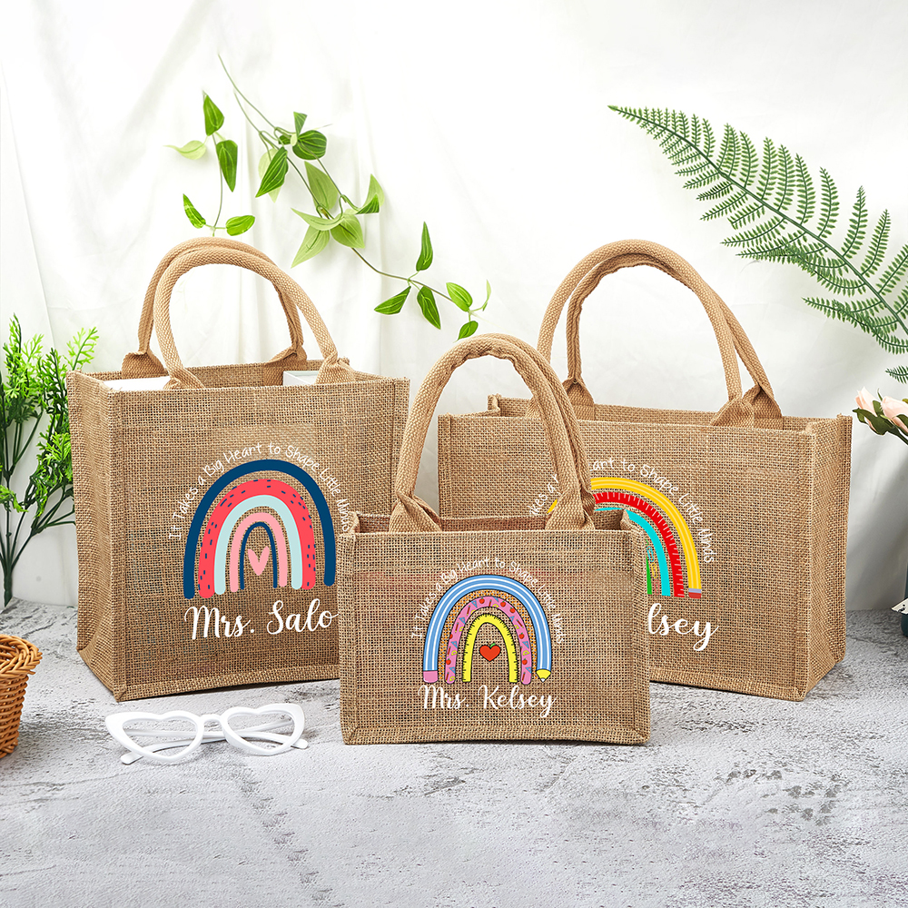 Personalized Back to School Teacher Appreciation Gift Tote Bag