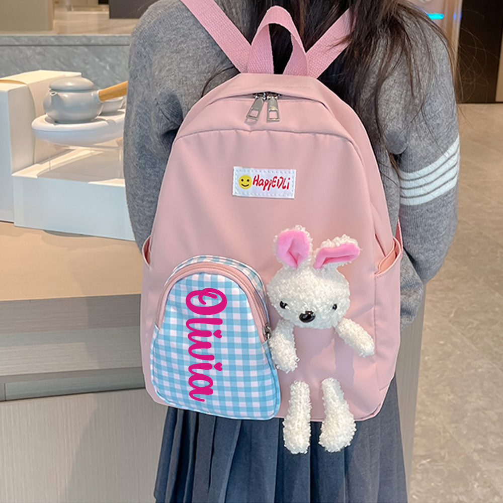 Personalized Kids Teddy Bear School Backpack