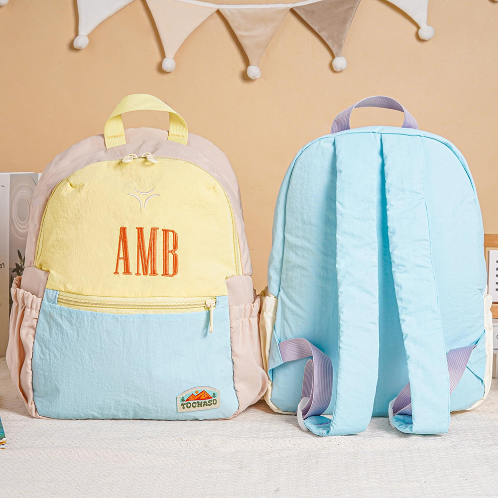 Personalized Embroidery Kids Colorful Ultralight Backpack