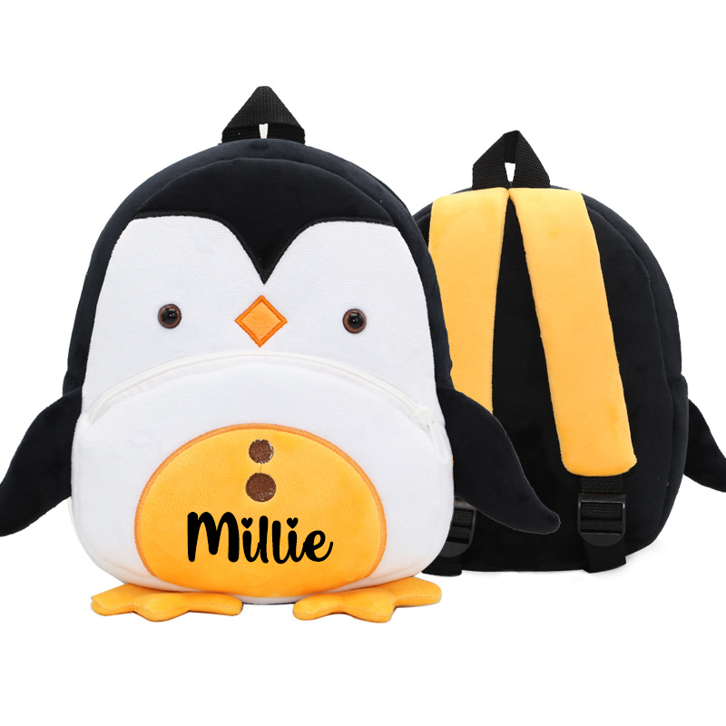 Personalized Cute Penguin Animals Toddler Backpack