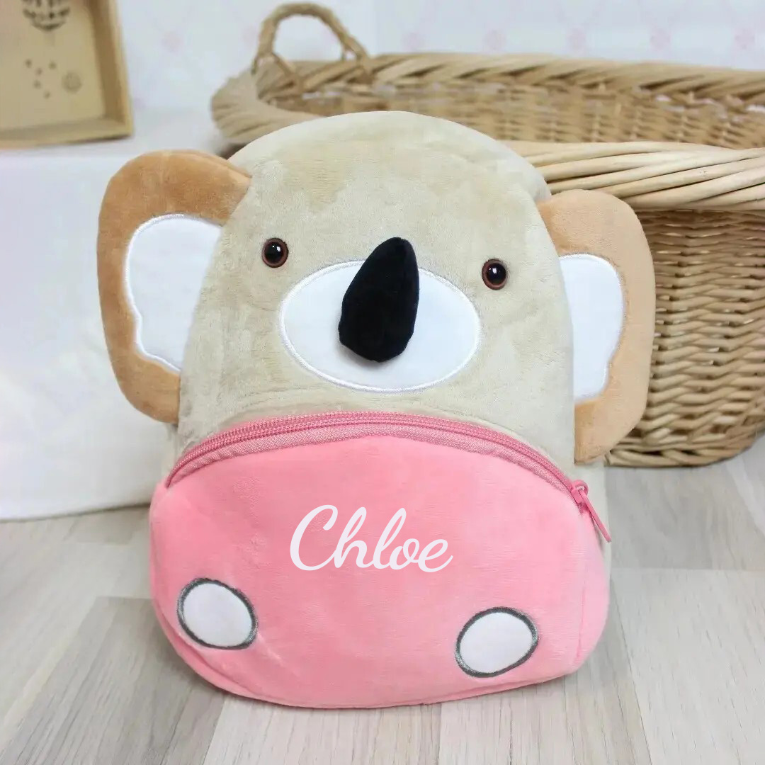 Personalized Cute Koala Animals Toddler Backpack