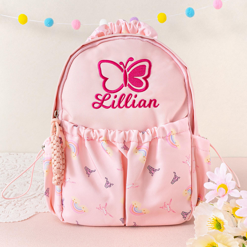 Personalized Embroidery Little Girls Dance Backpack