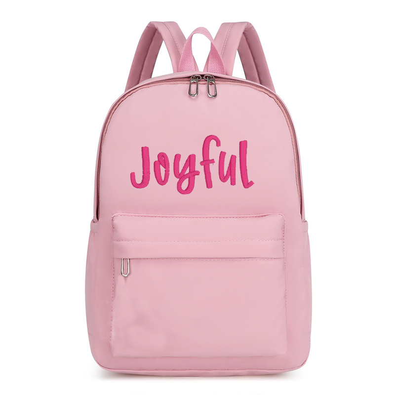 Personalized Embroidery Kids Color School Backpack