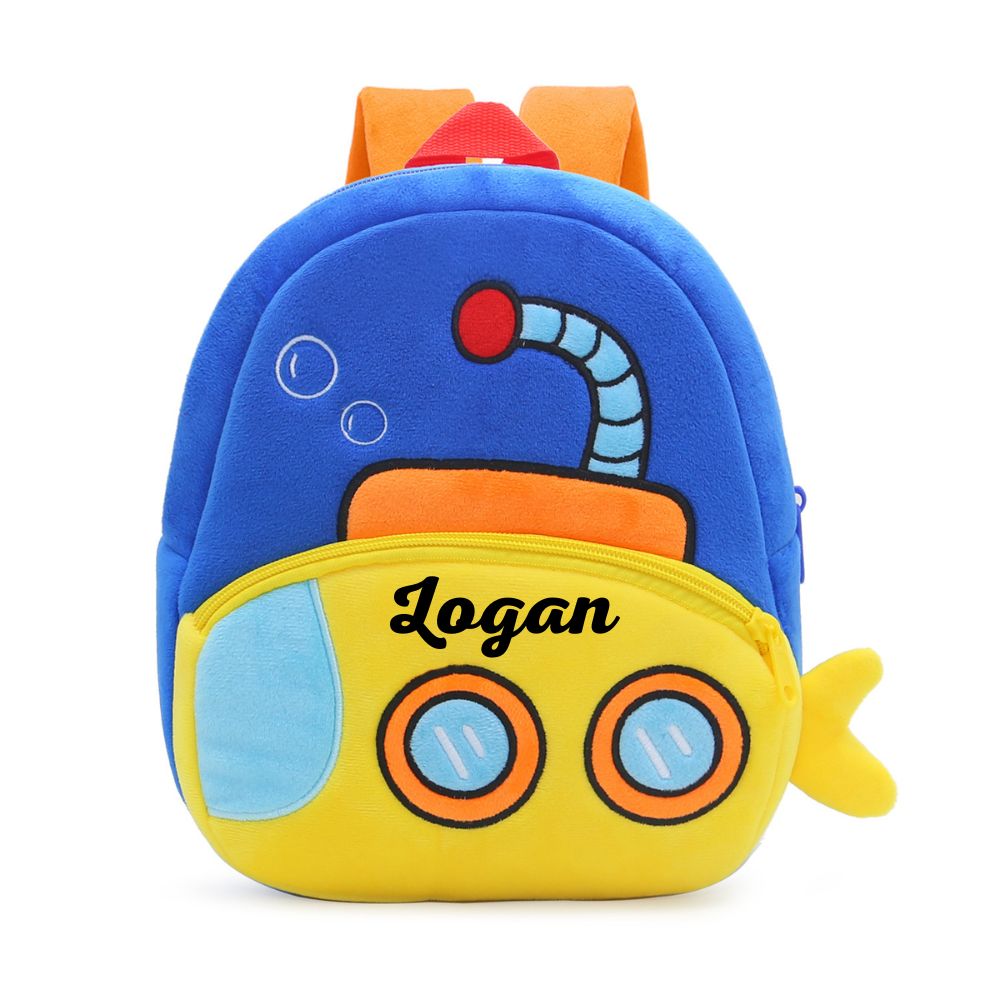 Personalized Kid's Engineering Vehicle series backpack | DGBag01