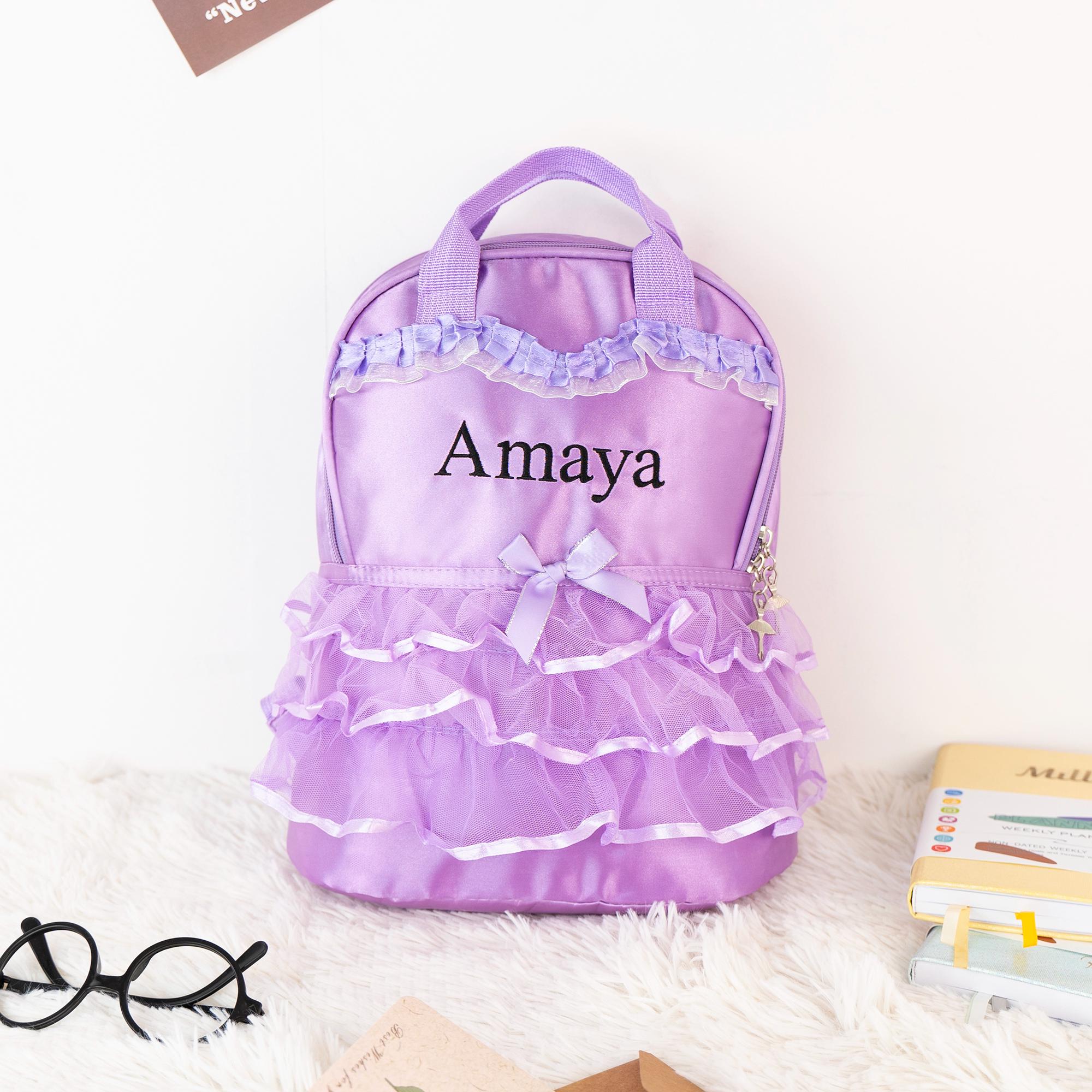 Personalized Embroidery  Kid Ballerina Dance Backpack