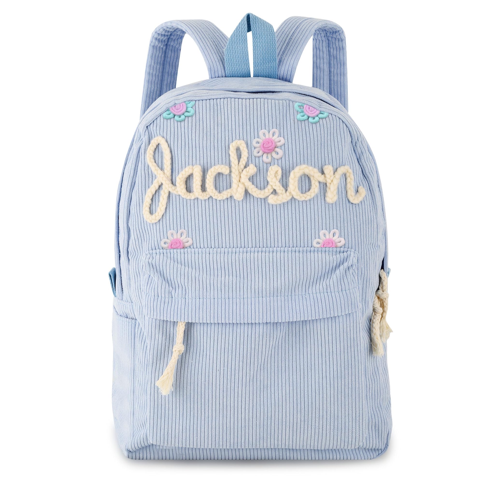 Personalized Kids Lovely Hand Embroidery School Backpack