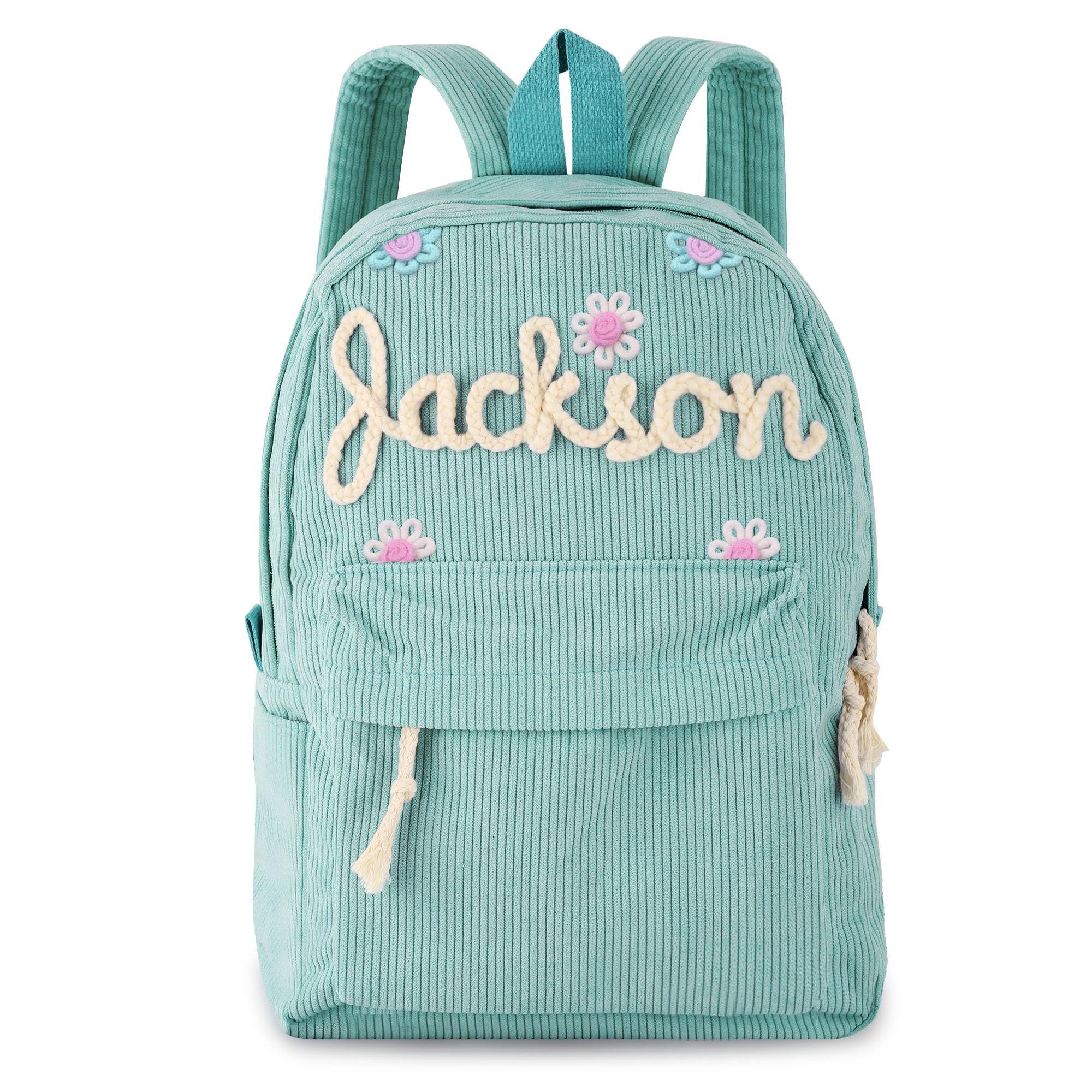 Personalized Kids Lovely Hand Embroidery School Backpack