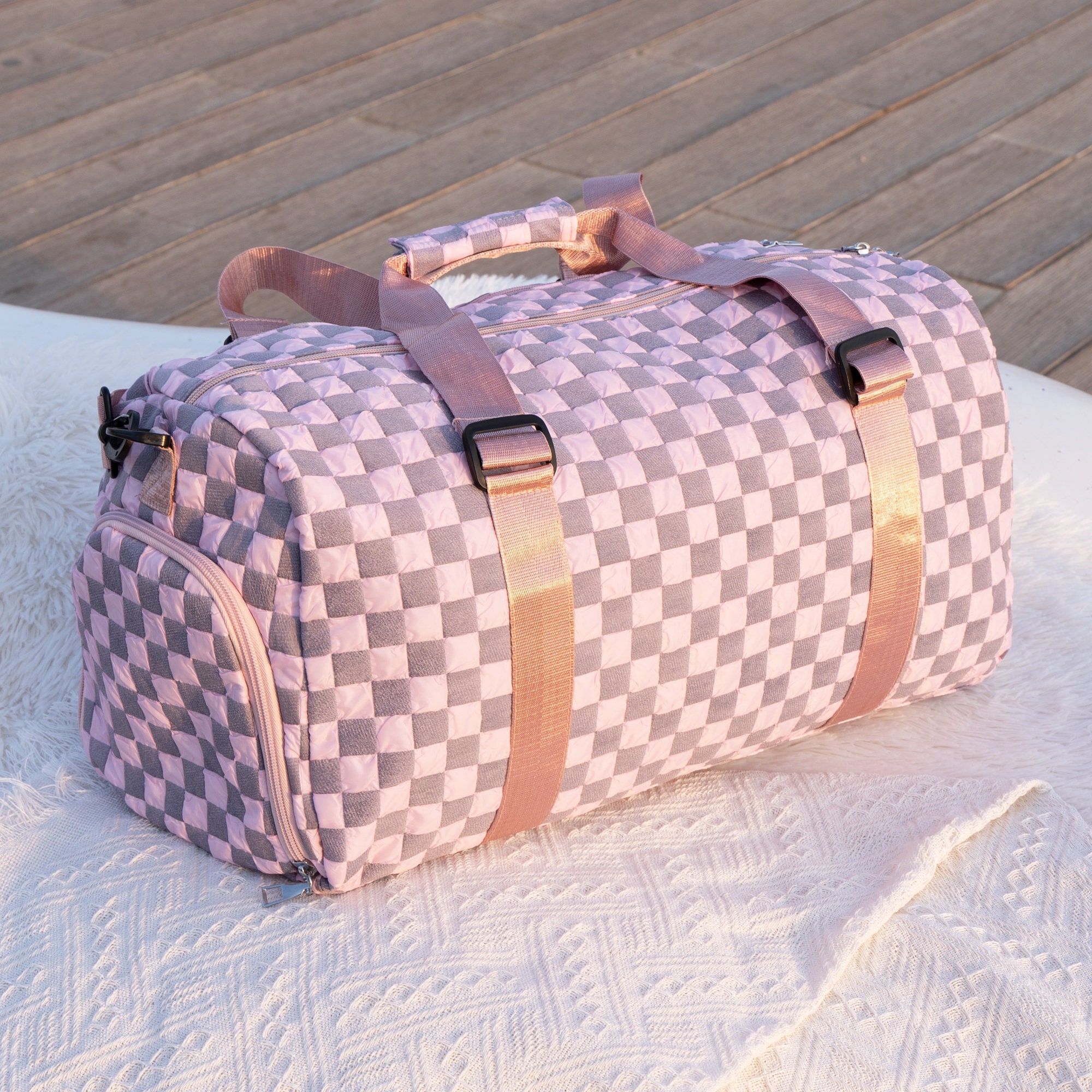 Personalized Embroidery Oxford Fabric Duffle Bag