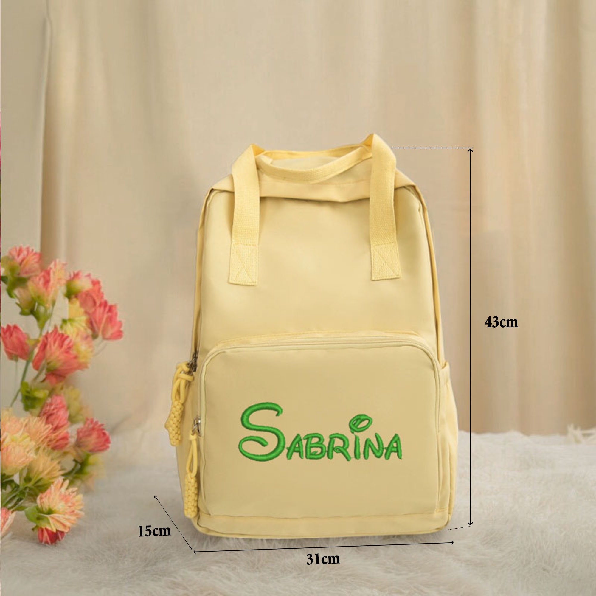 Personalized Embroidery Kid Oxford Fabric Backpack