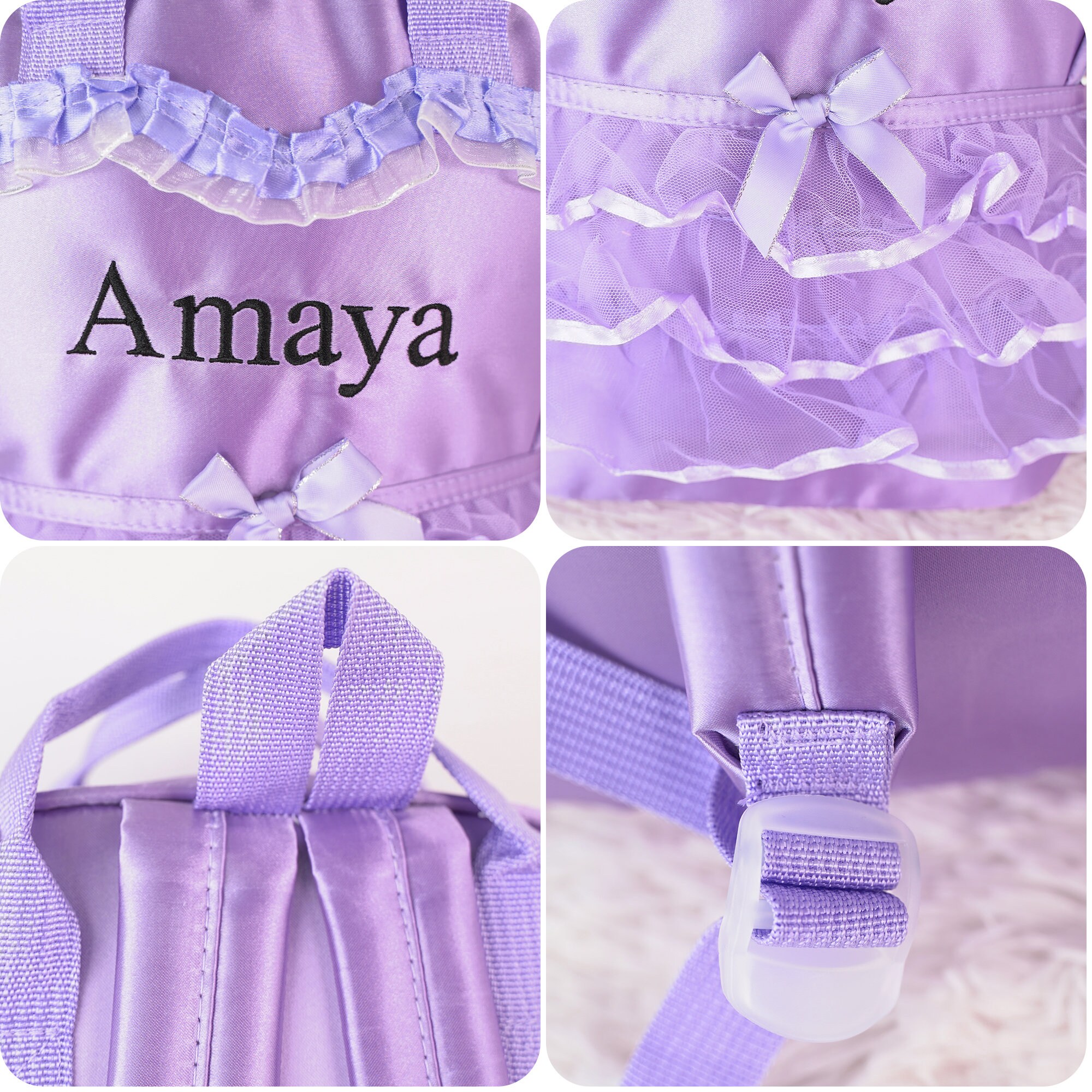 Personalized Embroidery  Kid Ballerina Dance Backpack