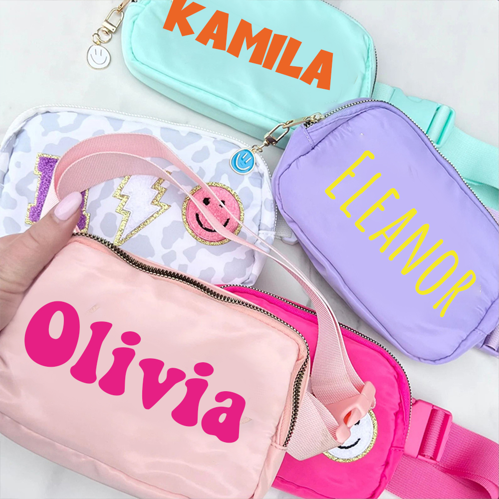 Personalized Lovely Colourful Fanny Pack with Name