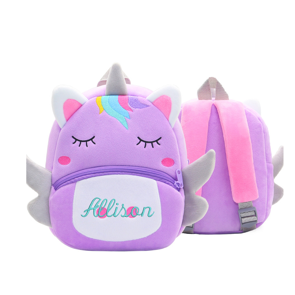 Personalized Embroidery Cartoon Animals Backpack