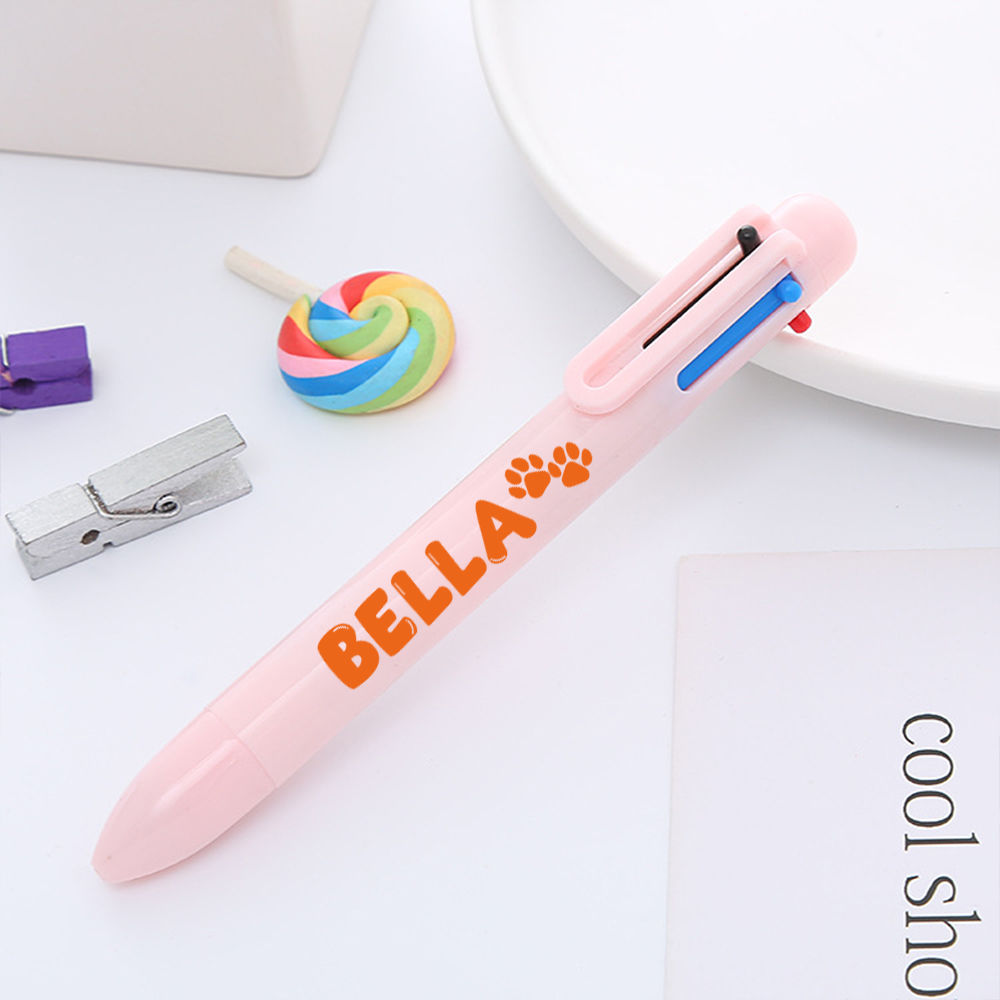 Personalized Multi Purpose 6 Colors Business Pens