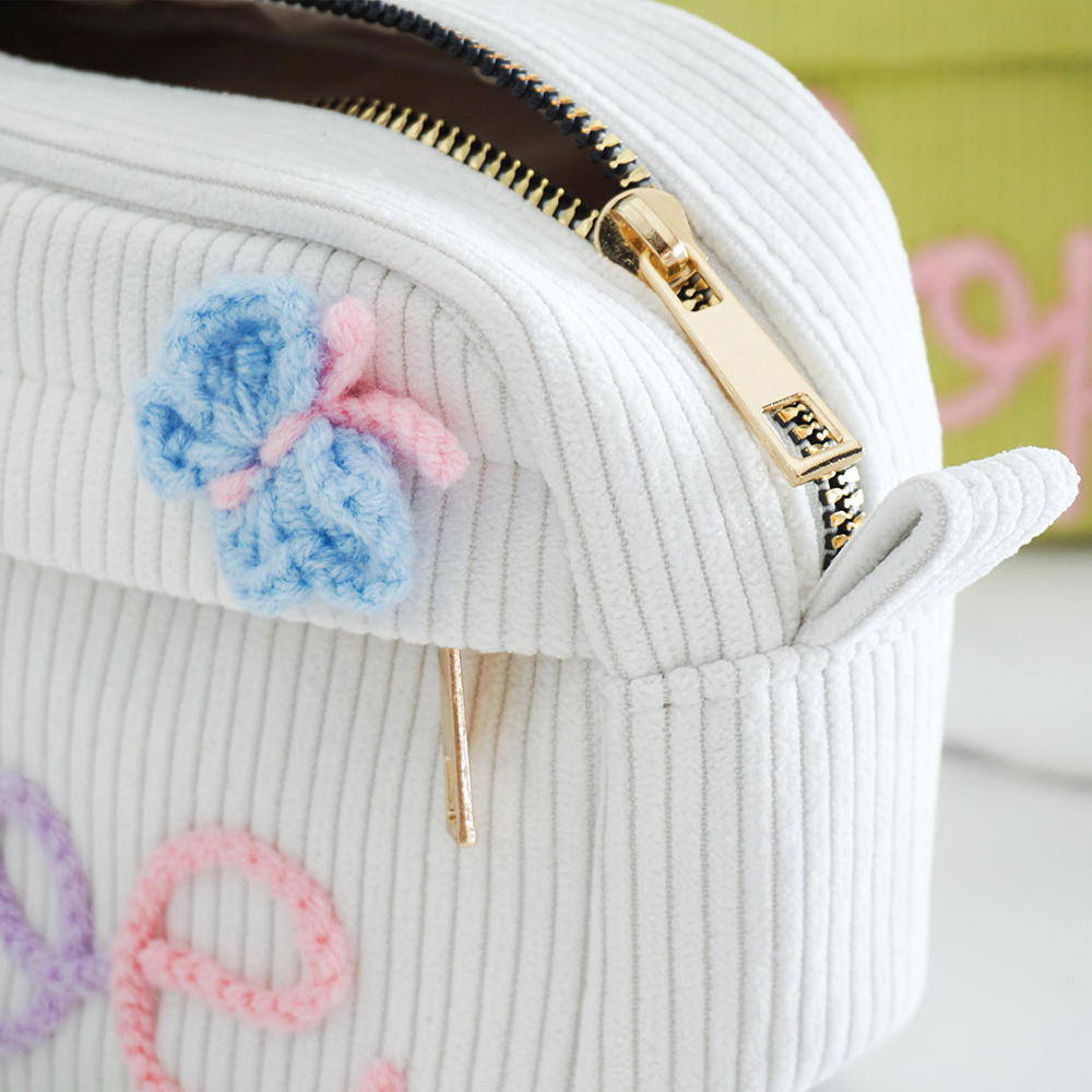 Personalized Kids Corduroy Pencil Pouch