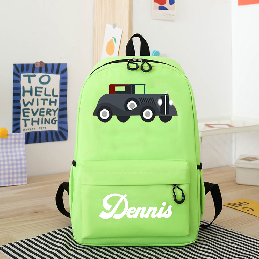 Personalized Color Truck Back to School Backpack