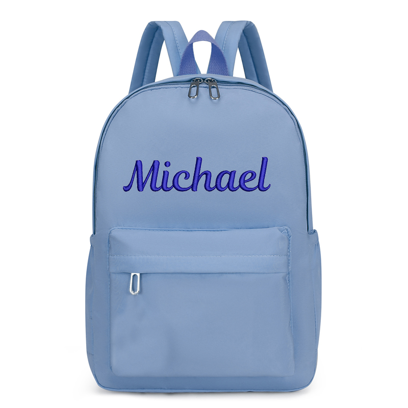 Personalized Embroidery Kids Color School Backpack
