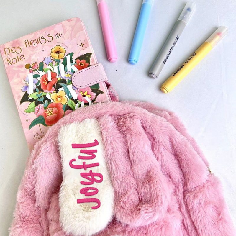 Personalized Embroidery Cute Bunny Backpack