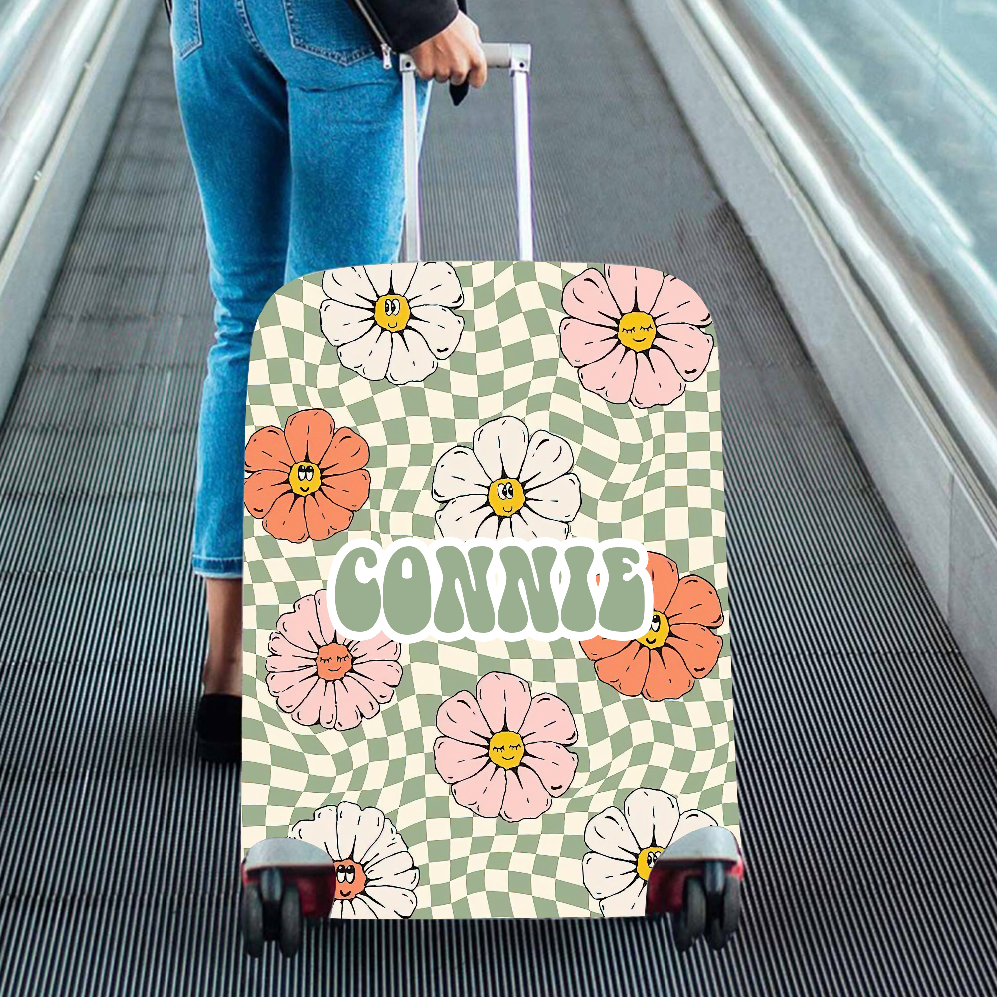 Personalized Funny Original High-elastic Suitcase Protector Luggage Cover