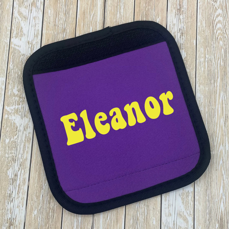 Personalised Name Luggage Tag Handle Cover