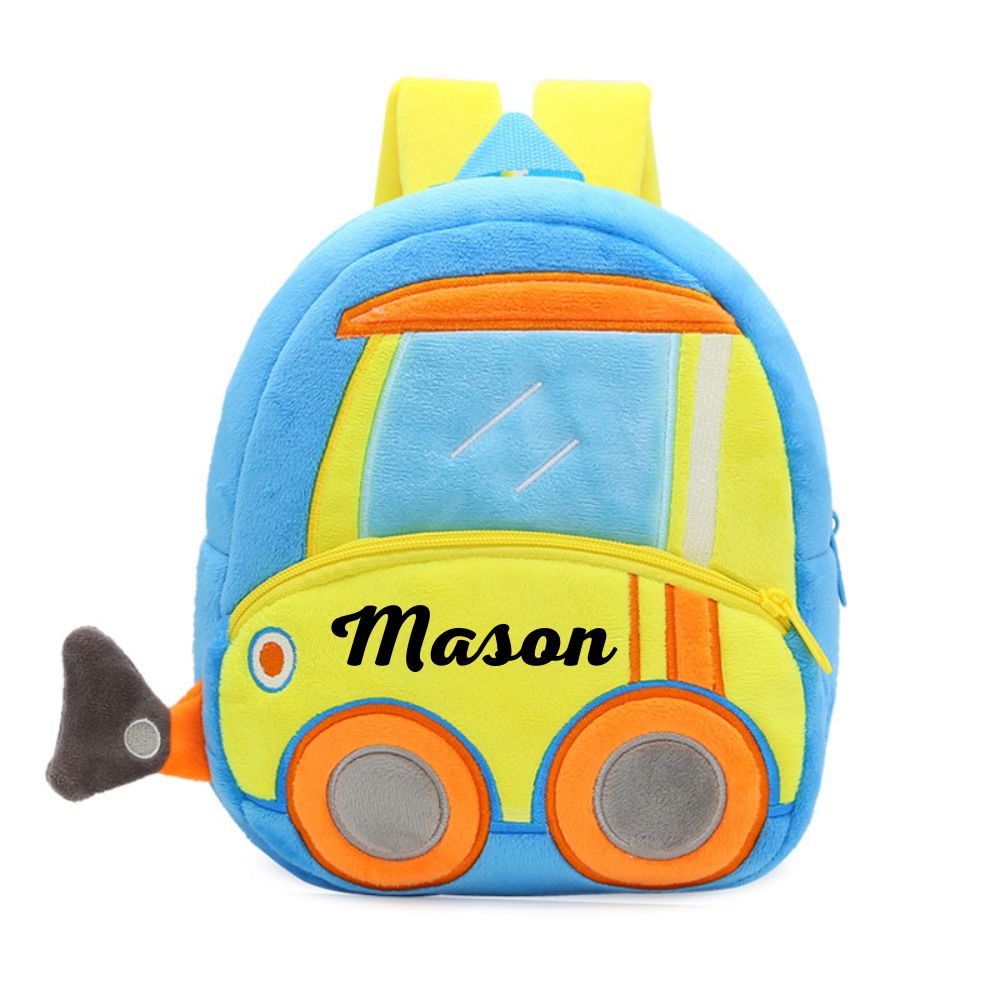 Personalized Kid's Engineering Vehicle series backpack | DGBag01
