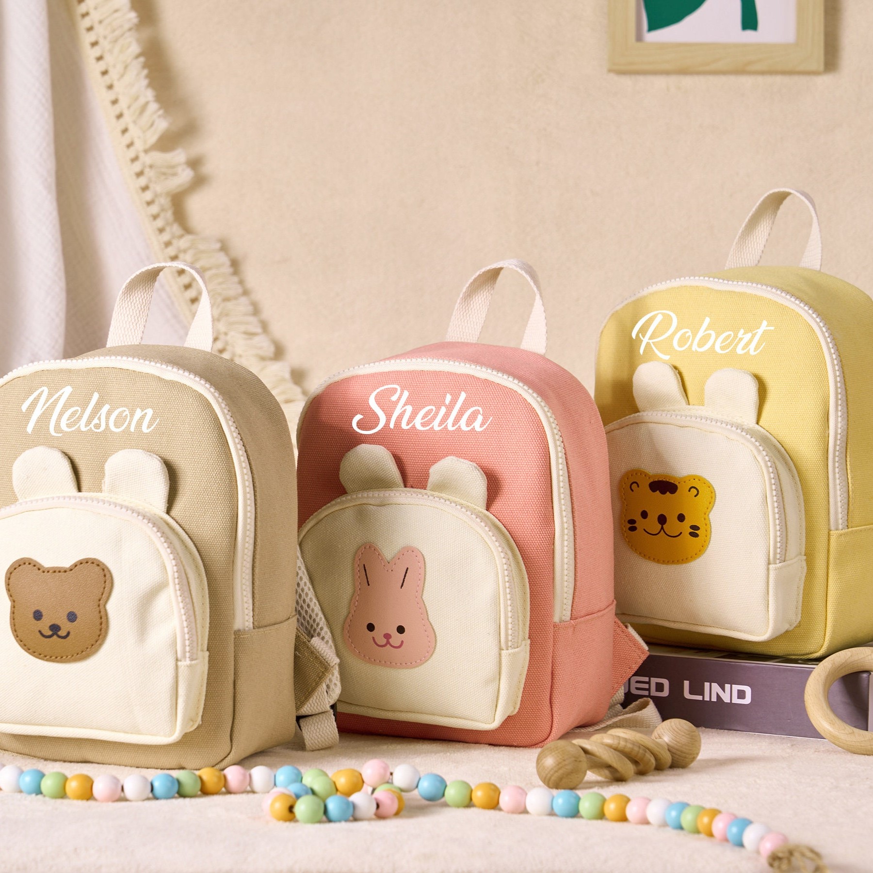 Personalized Animal Back to School Backpack