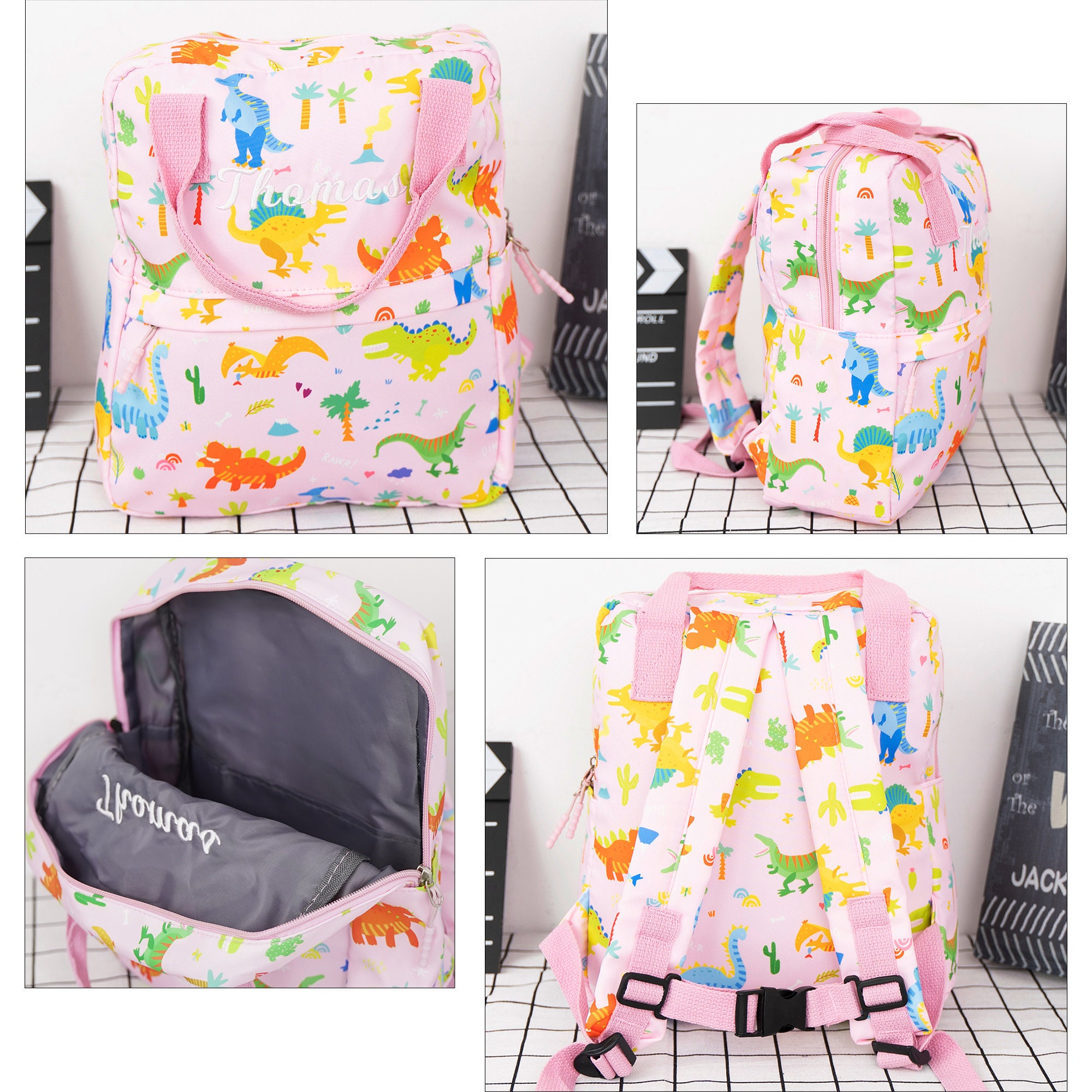 Personalized Dinosaur Back to School Backpack